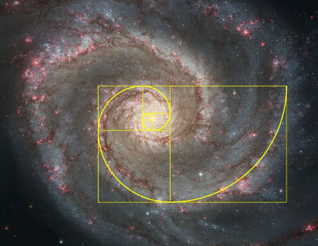 1.6 Fibonacci ratio gold mean and galaxies